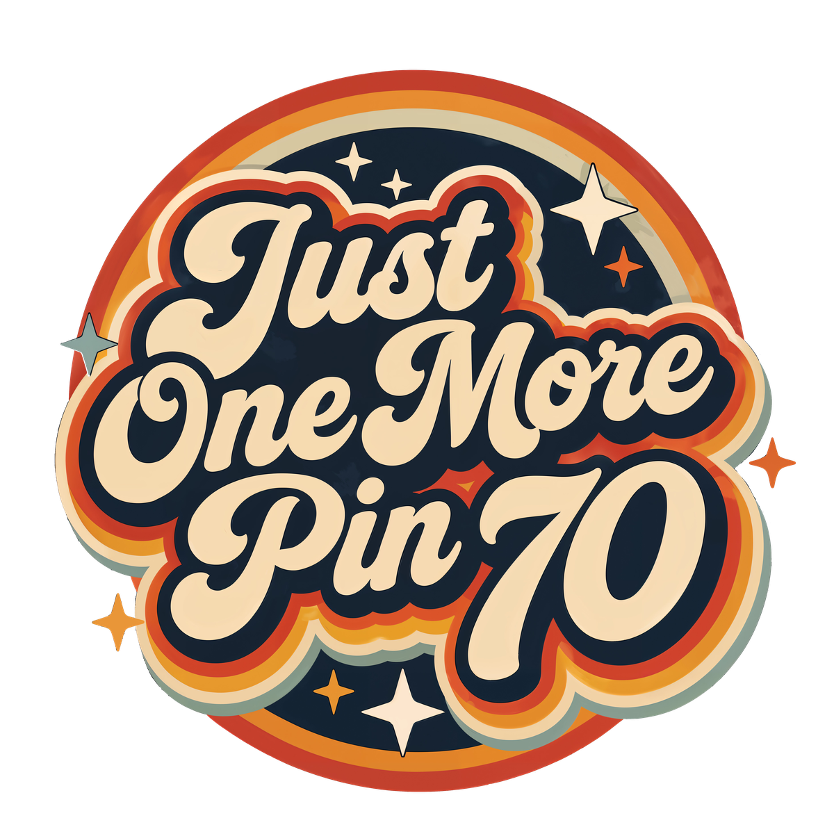 Just One More Pin 70 - retro Disney collectible pin badge logo